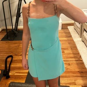 Amanda Uprichard Stilla Romper In Green